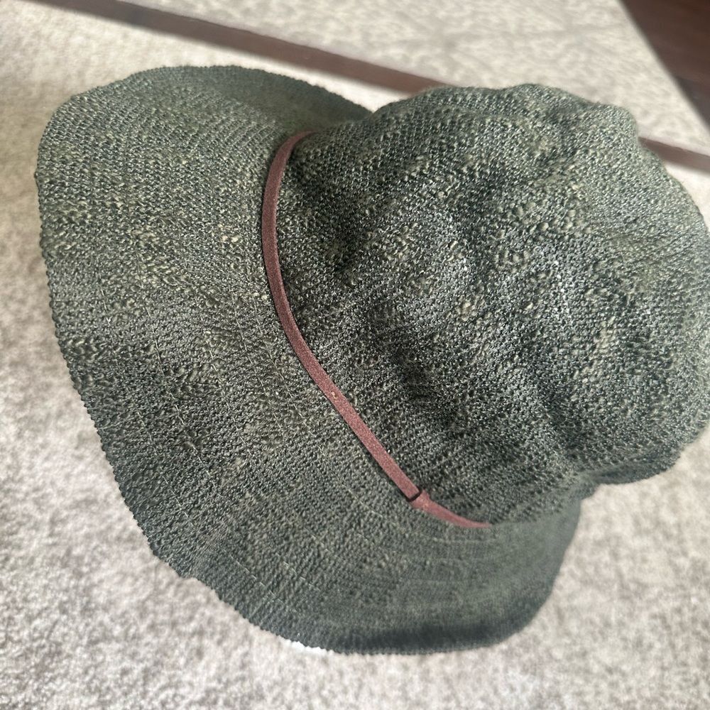 Marcus Adler New York Green Woven Hat O/S